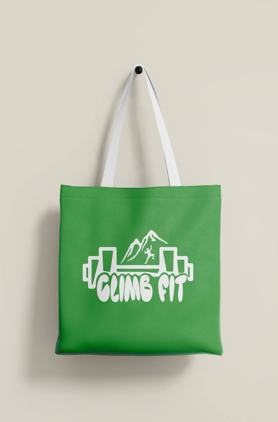 Bolsa de tela con el logo nuevo de Climb Fit