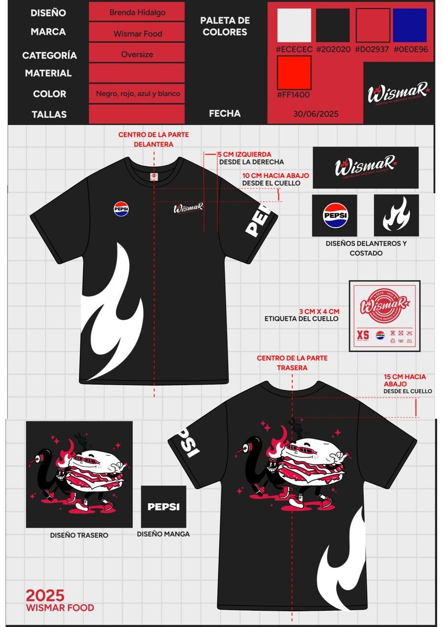 Diseño de uniformes de Wismar Food
