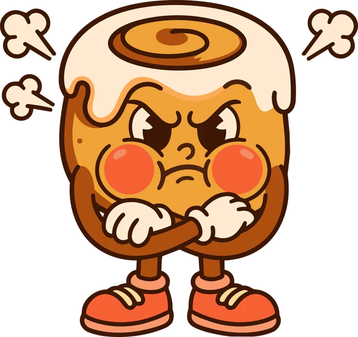 Personaje de Rollstars enfadado